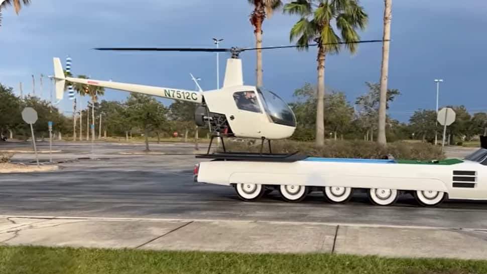 World's Longest Limousine: Helipad, Swimming Pool, Jacuzzi, Mini-Golf Area World's Longest Limousine