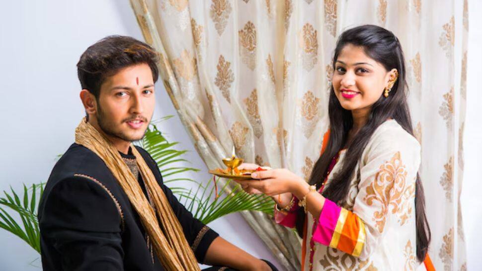 Sitting Pose with Thali