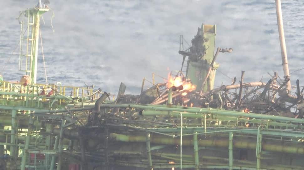 Indian Navy Shows Power Off Yemen Coast; INS Trikand Battles Blaze ...