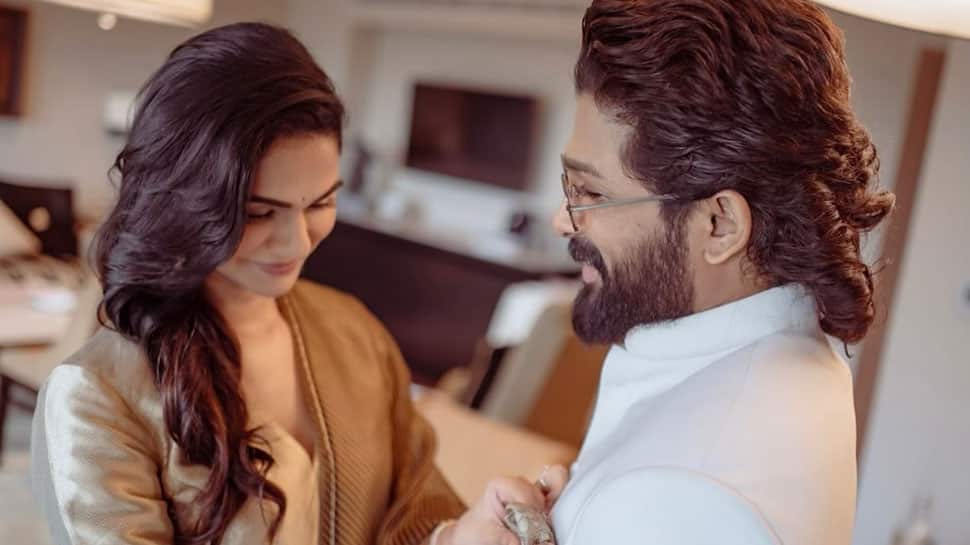 Allu Arjun and Sneha Reddy Allu Arjun and Sneha Reddy