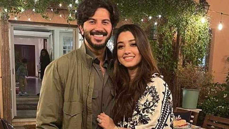 Dulquer Salmaan and Amal Sufiya Dulquer Salmaan and Amal Sufiya