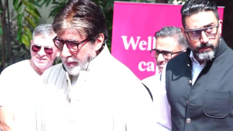 Piyush Pandey Demise: Amitabh Bachchan, Abhishek Attend Last Rites Of Ad Legend In Mumbai
