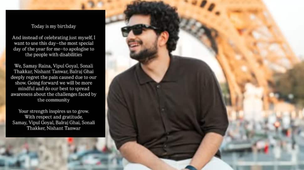 Comedian Samay Raina Apologises For Insensitive Remarks Against People With Disabilities On His Birthday