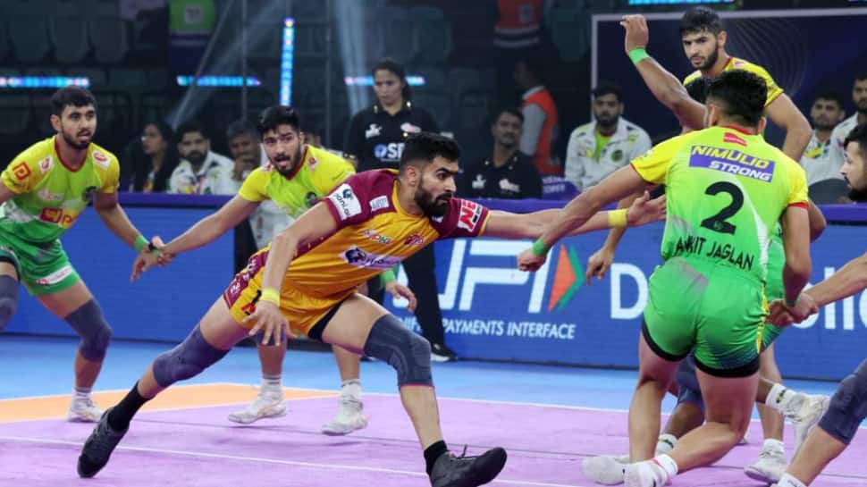 PKL 12: Bharat Helps Telugu Titans End Patna Pirates' Winning Streak, Set Up Qualifier 2 Clash With Puneri Paltan PKL 12: Bharat Helps Telugu Titans End Patna Pirates' Winning Streak, Set Up Qualifier 2 Clash With Puneri Paltan