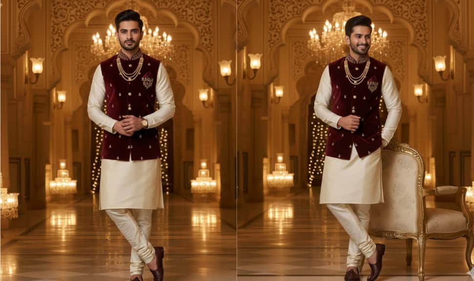 4 Men’s Wedding Kurta Sets with Jackets to Elevate Your Festive Look