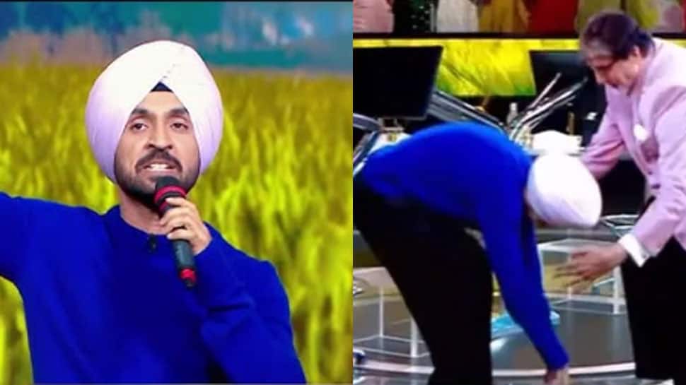 Diljit Dosanjh Wins Hearts After Touching Amitabh Bachchan's Feet On KBC 17, Upsets Khalistani Group Who Threaten To Shutdown His Australia Concert