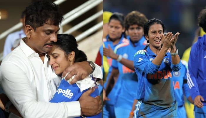 Watch: Jemimah Rodrigues Cries in Father’s Arms After Historic 127 as India Reach Women’s World Cup Final