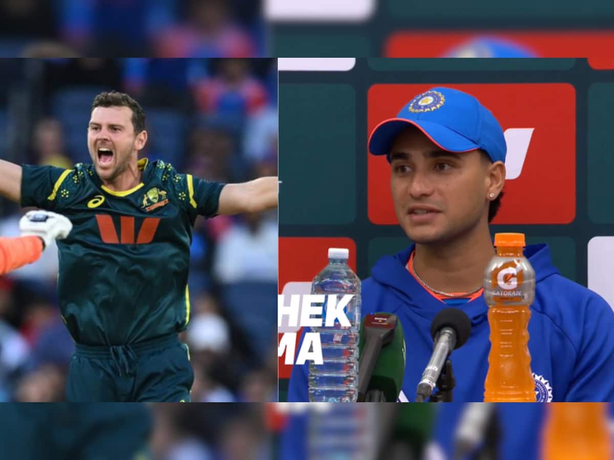 &#039;Oh, Is He?&#039;: Abhishek Sharma’s Priceless Reaction To Josh Hazlewood’s Series Exit Goes Viral - Watch