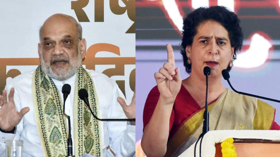 ‘Jungle Raj’ Vs ‘No Double Engine’: Shah, Priyanka Trade Barbs Ahead Of Polls In Bihar