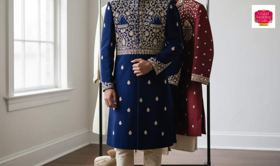 Sherwanis for Groom to Rock the Grand Wedding Gala 2025