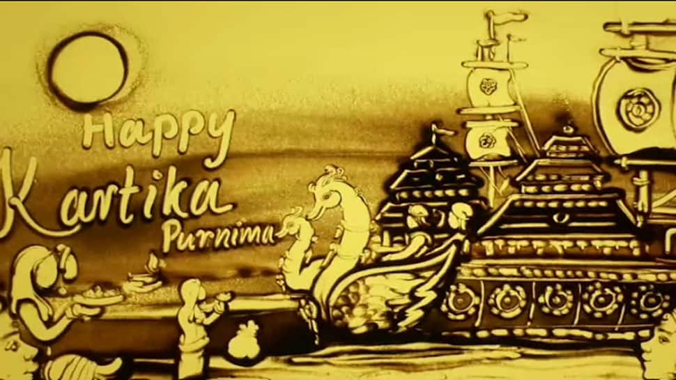 Boita Bandana: Odisha Artist Manas Kumar Sahoo Creates Stunning Sand Animation, Pays Homage To Traditional Festivity
