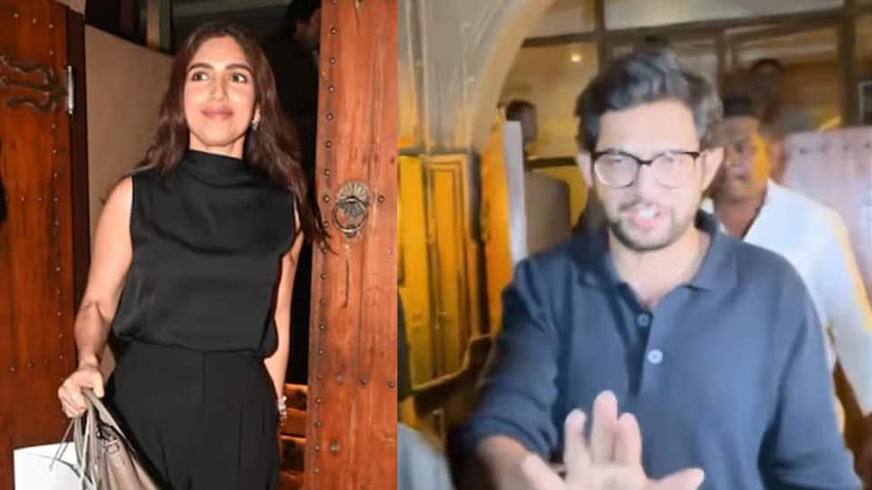 Bhumi Pednekar And Aditya Thackeray Spotted On A Dinner Date, Watch Viral Video!