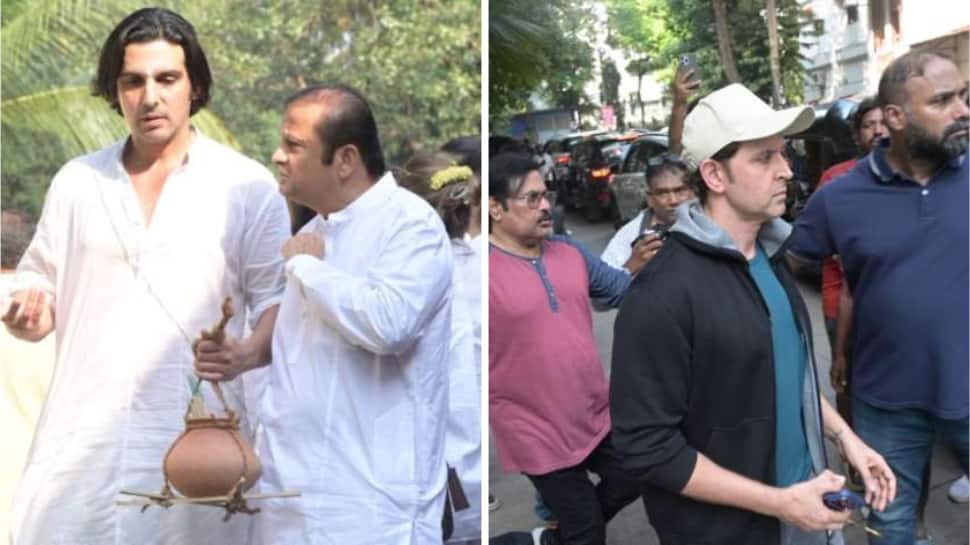 Zarine Khan Death: Sussanne Khan And Zayed Khan Perform Last Rites; Hrithik Roshan Pays Last Respects