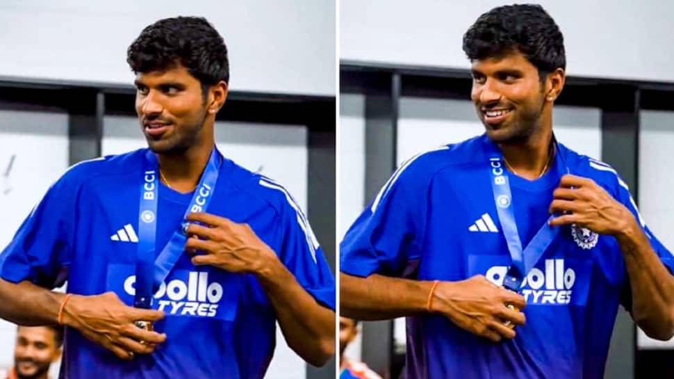 'It's Such A Great Feeling To...': Washington Sundar Gets Impact Player Of the Series Medal After Win Over Australia - WATCH