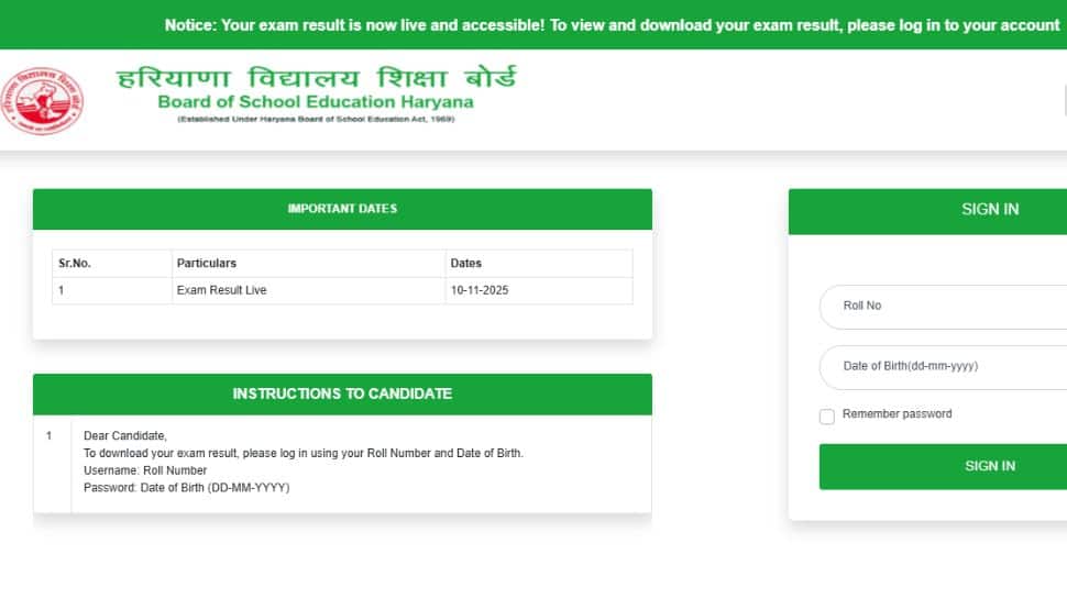 Haryana TET Result 2025 OUT At bseh.org.in- Check Direct Link To Download Haryana TET Result 2025 OUT At bseh.org.in- Check Direct Link To Download