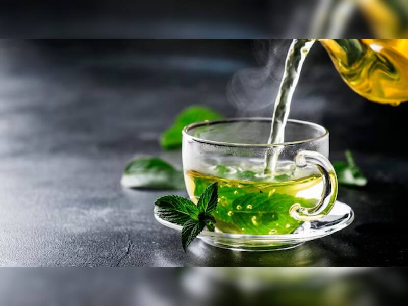 5. Green Tea with Mint