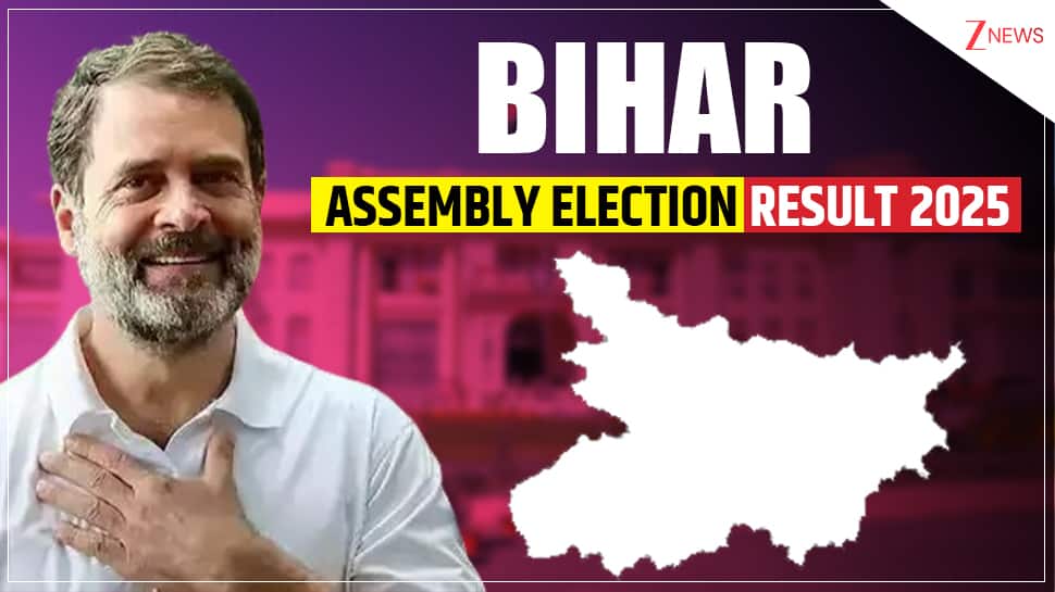 Bihar Election Result 2025: No Takers For Congress? Voters Stay Away From Rahul Gandhi`s Pitch