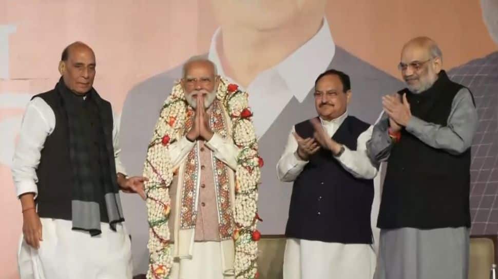 PM Modi Calls NDA Win People`s Mandate For Development, Says Jungle Raj Will Not Return