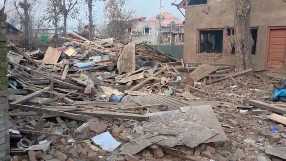 Red Fort Blast Accused’s House Demolished In Pulwama By Security Forces