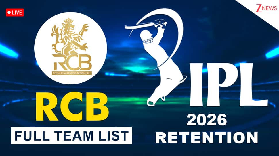 RCB Retained Players List IPL 2026 Live: Full Squad to Be Announced at 5 PM Saturday — Kohli, Patidar, Salt Likely to Lead Core