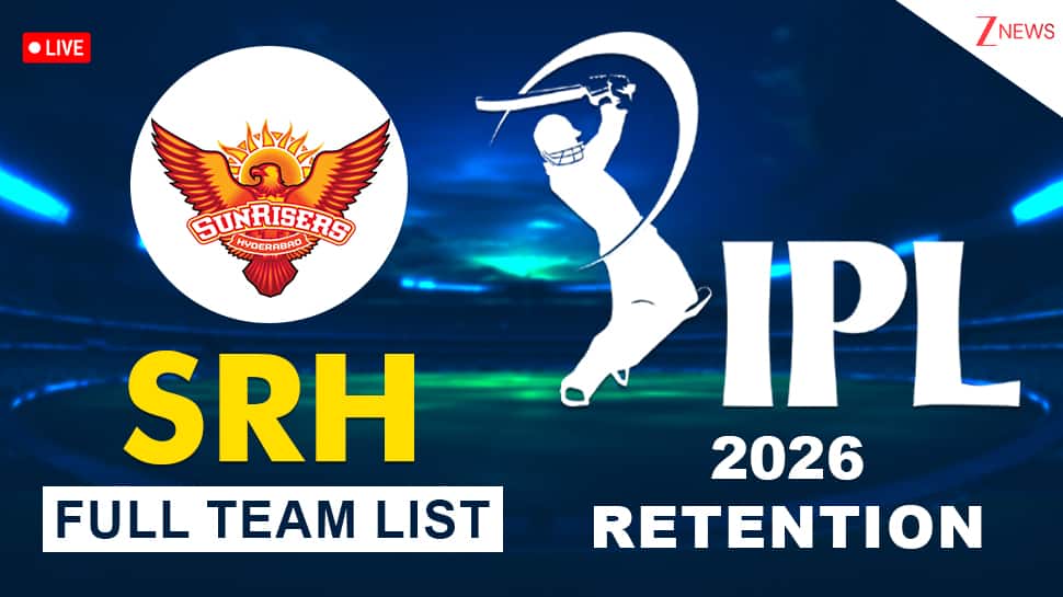 SRH IPL 2026 Retention List Confirmed: Full Retained and Released Players Revealed Ahead of Auction, Klaasen, Head, Cummins Lead Core