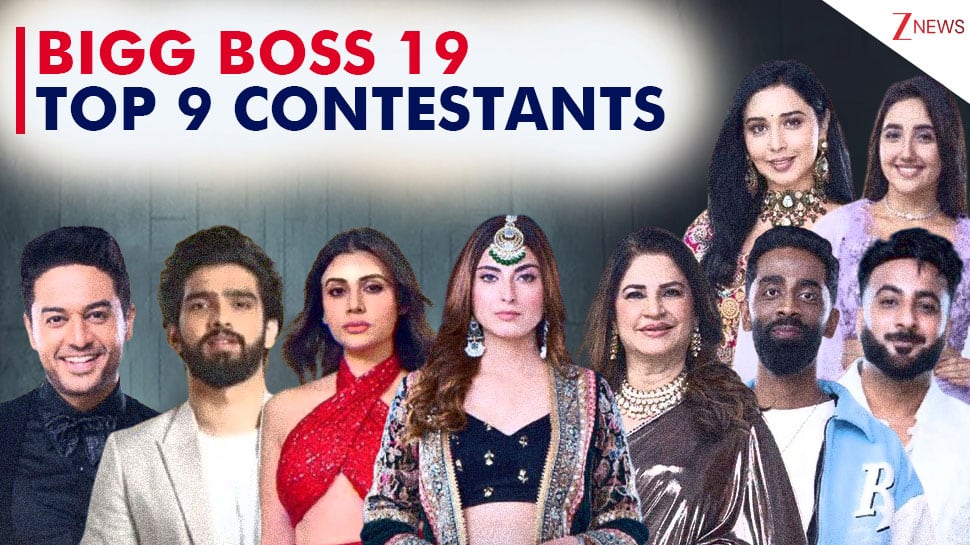 Meet Bigg Boss 19 Top 9 Contestants