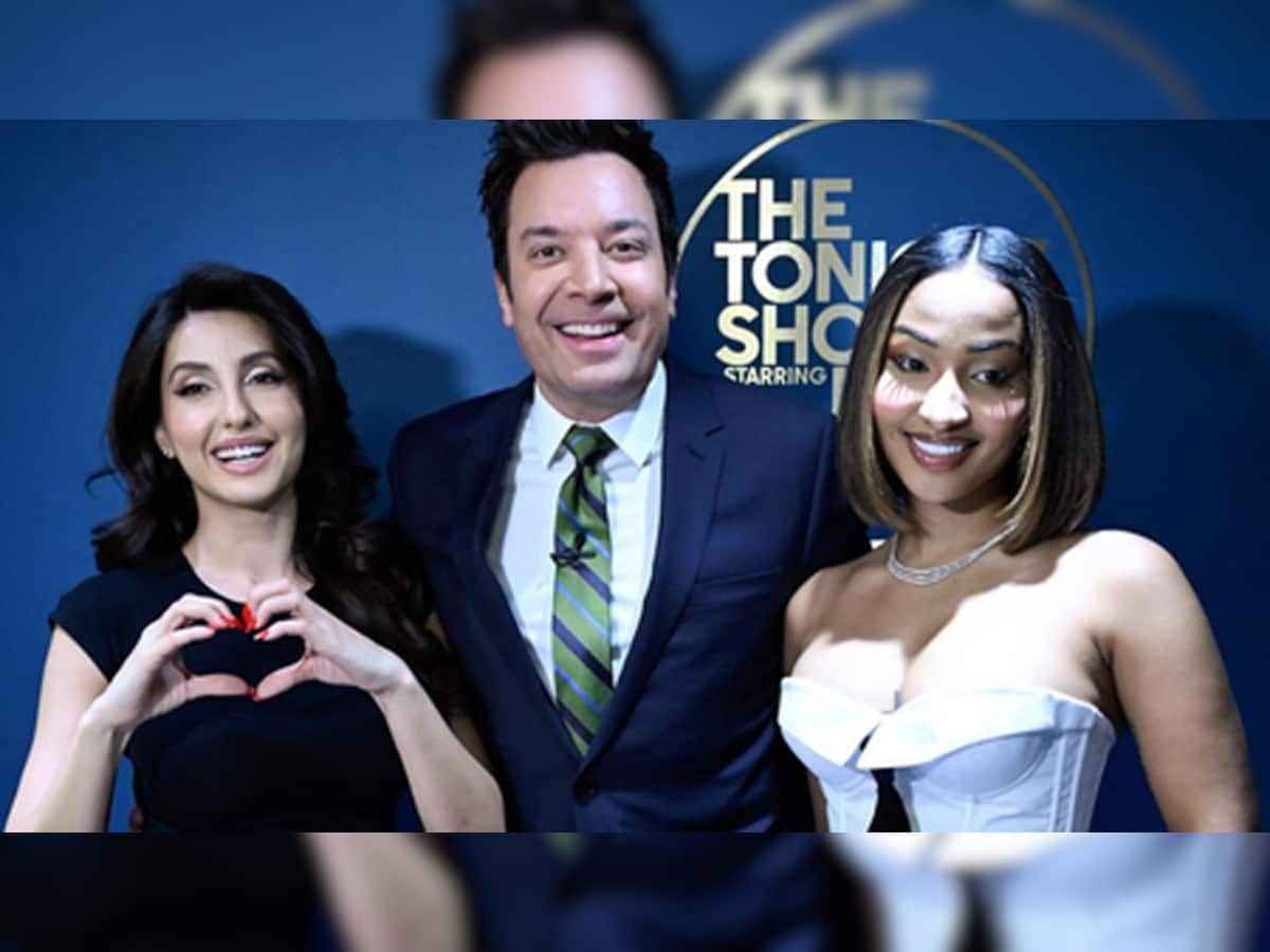 Nora Fatehi Debuts On &#039;The Tonight Show&#039;, Poses With Jimmy Fallon