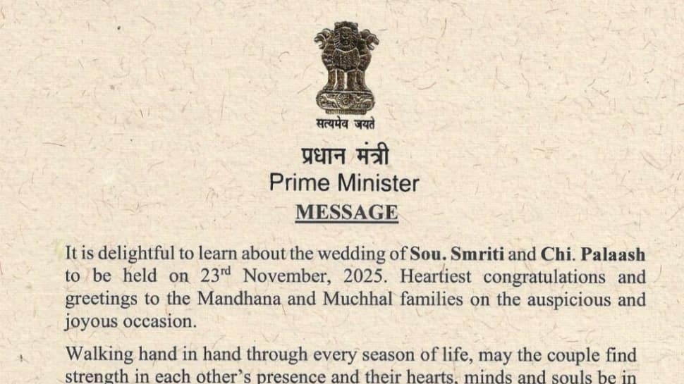 PM Modi’s Personal Letter