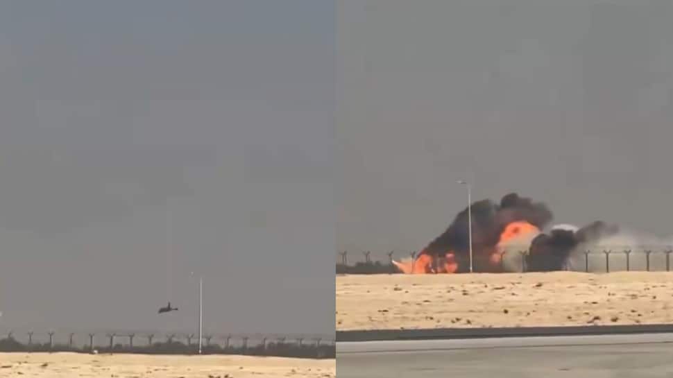 Tejas Fighter Jet Crashes During Air Show In Dubai; Aircraft Erupts In Flames | VIDEO