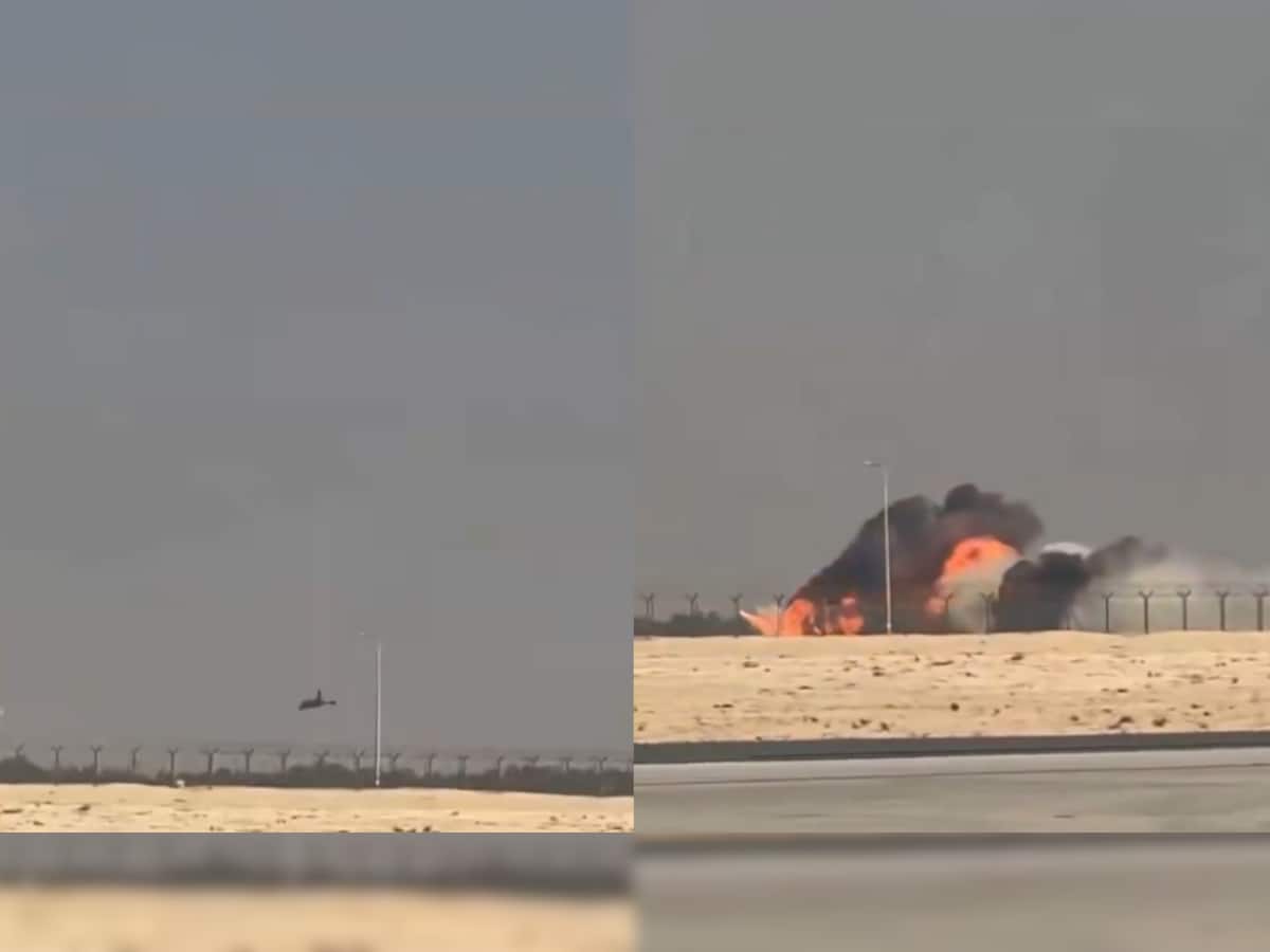 Tejas Fighter Jet Crashes During Air Show In Dubai; Pilot Dead | VIDEO