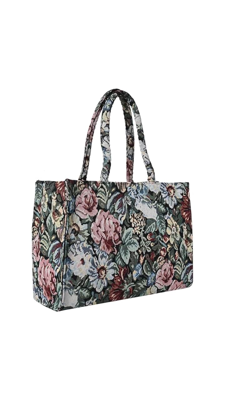 ENSAC Boho velika platnena velika torba za žene