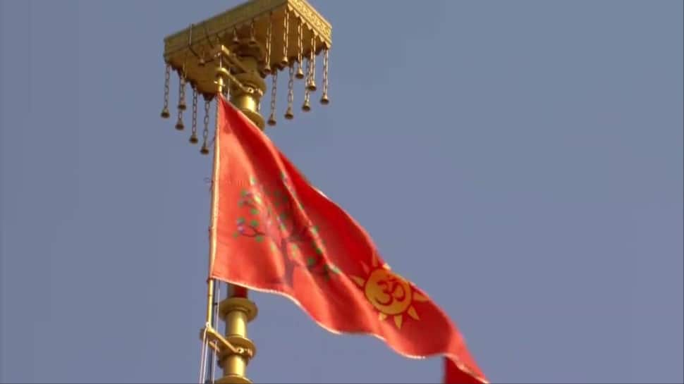 Ayodhya Dharma Dhwaj Explained: Symbolism Behind Sun, Om And Kovidara Tree On Ram Mandir Flag