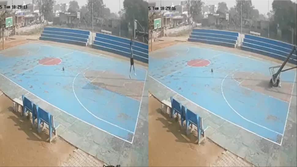 Caught On Camera | National Level Basketball Player Dies After Pole Crushes Him During Practice
