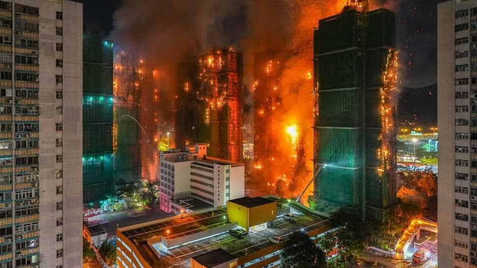 WATCH: Deadly Hong Kong High-Rise Fire Claims 36 Lives, 79 Missing In Tai Po