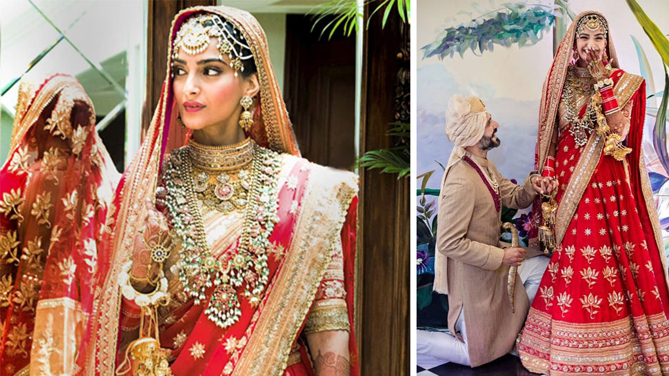 Sonam Kapoor's wedding lehenga