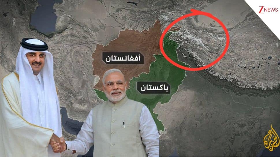 Qatar Sides With India? Al Jazeera Shows Kashmir As Bharat's Territory