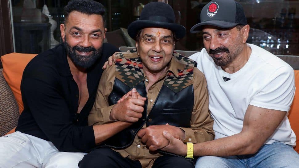 Sunny & Bobby Deol Immerse Dharmendra’s Ashes In Haridwar