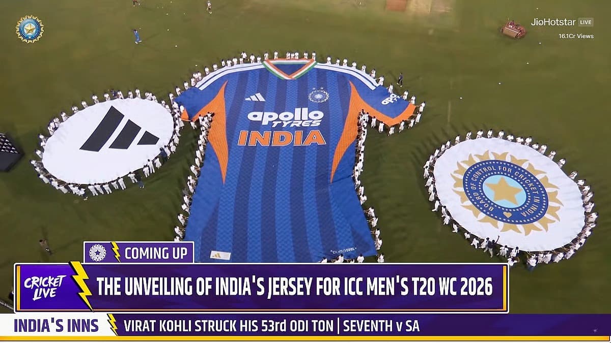 5. Apollo Tyres Becomes the New Jersey Sponsor