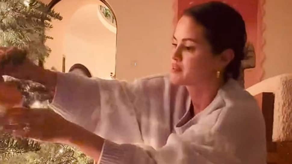 Inside Selena Gomez's First Christmas Prep With Husband Benny Blanco - VIDEO