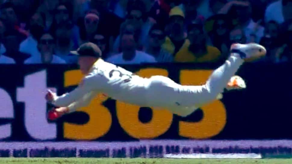 Marnus Labuschagne’s Flying Catch Leaves Fans Asking: Is It A Plane Or A Bird? The Greatest In Ashes History? - WATCH