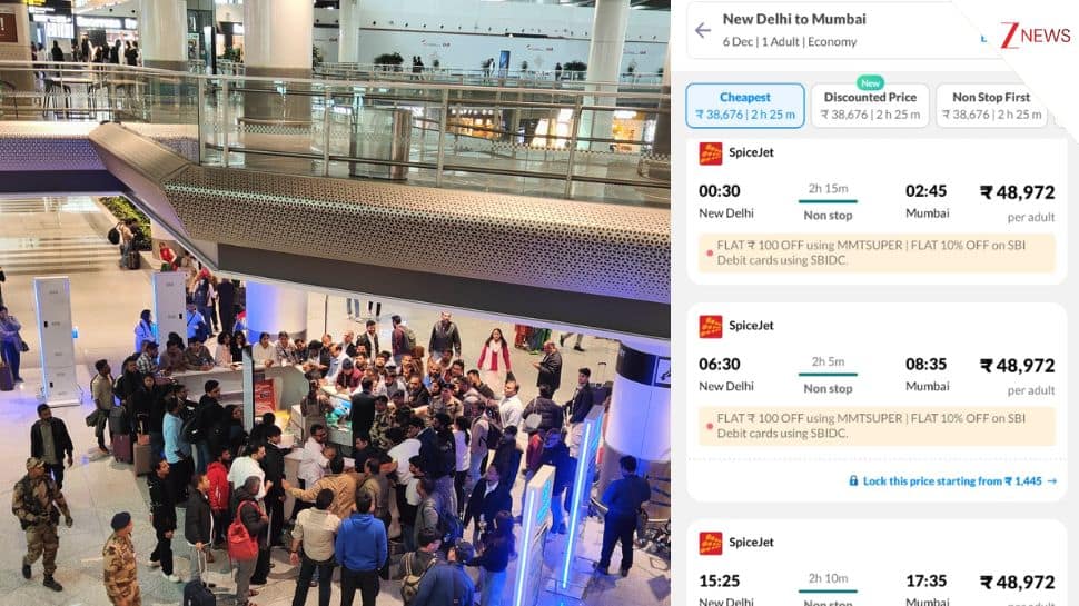 IndiGo Cancels Flights; Ticket Prices Between Delhi-Mumbai Soar