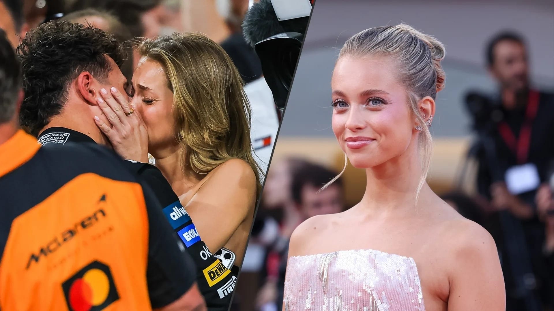 17. Corceiro shared emotional celebrations with Norris
