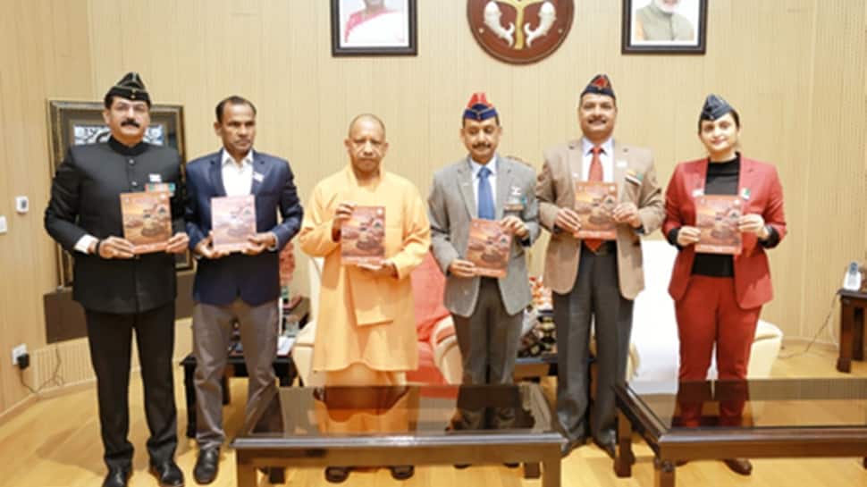 CM Yogi Unveils Flag Pin, Souvenir On Armed Forces Flag Day; Expresses Gratitude To Soldiers