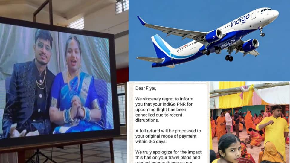 IndiGo Chaos Leaves Grooms Missing Weddings, Couples Attending Receptions Online