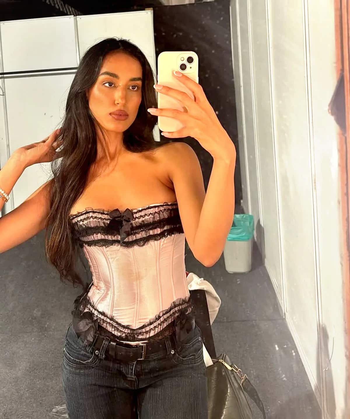 8. Her Instagram presence blends glamour with authenticity