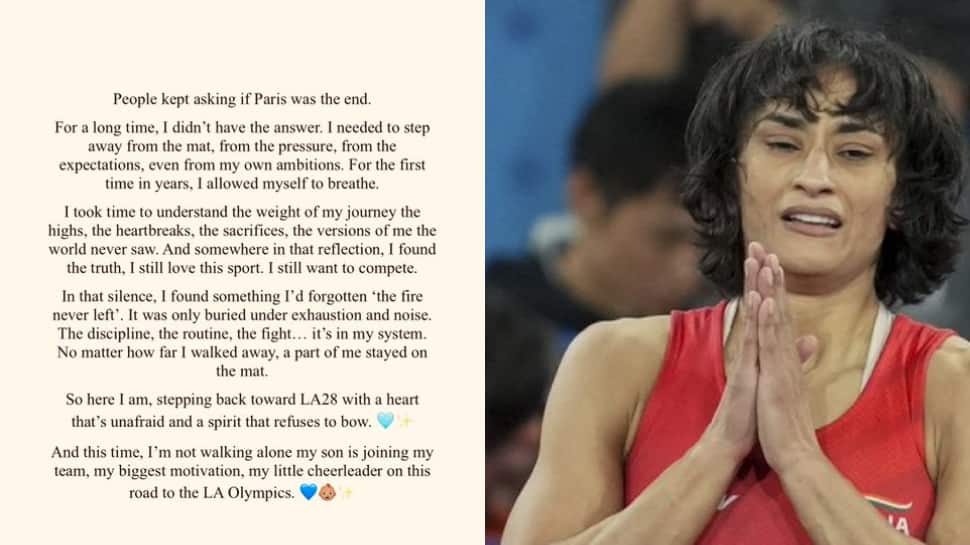 Big News: Vinesh Phogat Reverses Retirement, Targets LA 2028 Olympic Comeback : 'People Kept Asking If Paris Was The End...'