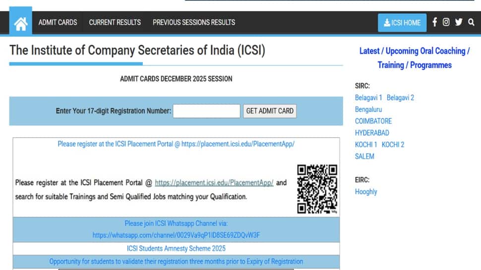 ICSI CS Admit Card 2025 Released: Check How To Download, Exam Timings, And Other Details At icsi.edu ICSI CS Admit Card 2025 Released: Check How To Download, Exam Timings, And Other Details At icsi.edu