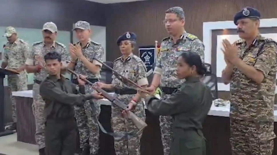 Chhattisgarh: 10 Maoists With Rs 33 Lakh Bounty Surrender In Sukma