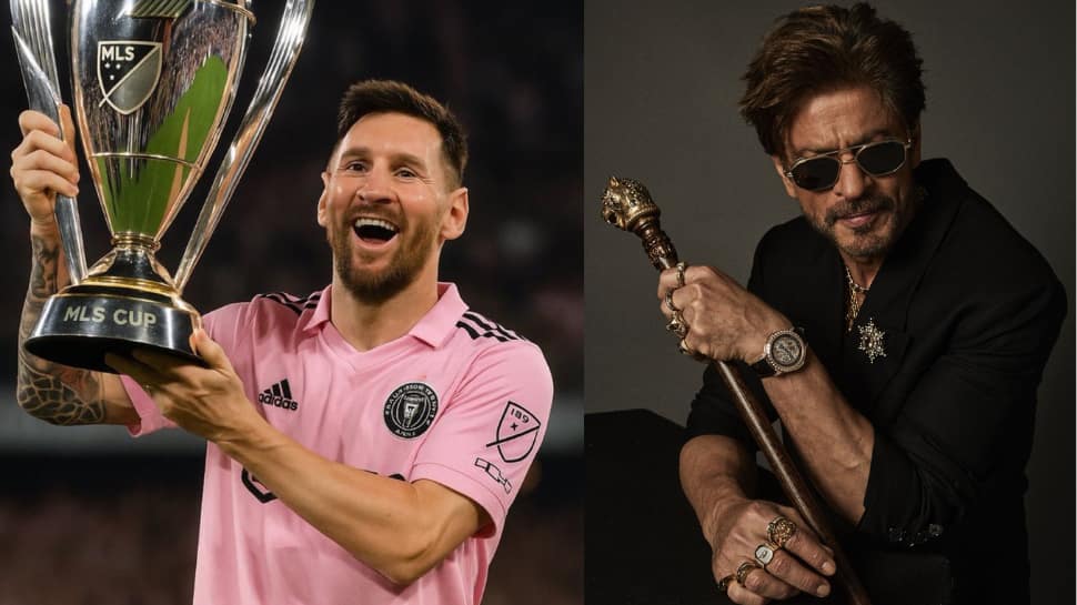 Shah Rukh Khan Arrives In Kolkata Ahead Of Much-Awaited Meeting With Football Legend Lionel Messi