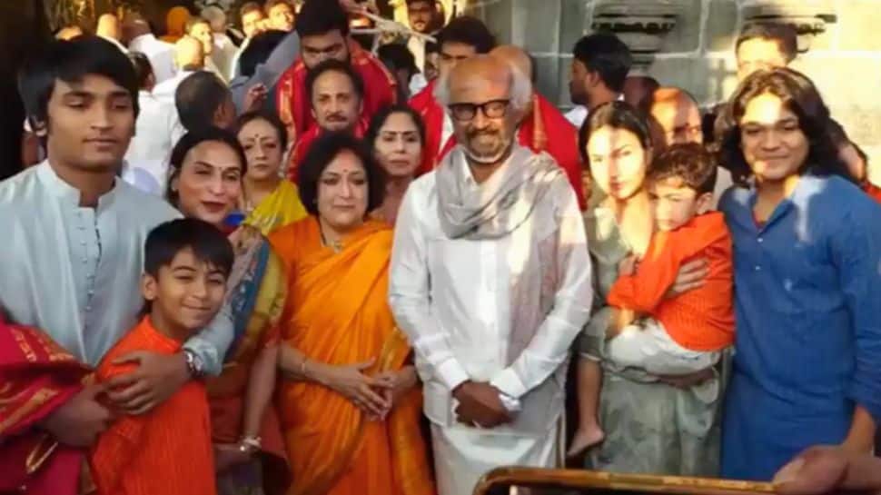 After 75th Birthday, Rajinikanth Offers Prayers At Tirupati Temple With Family